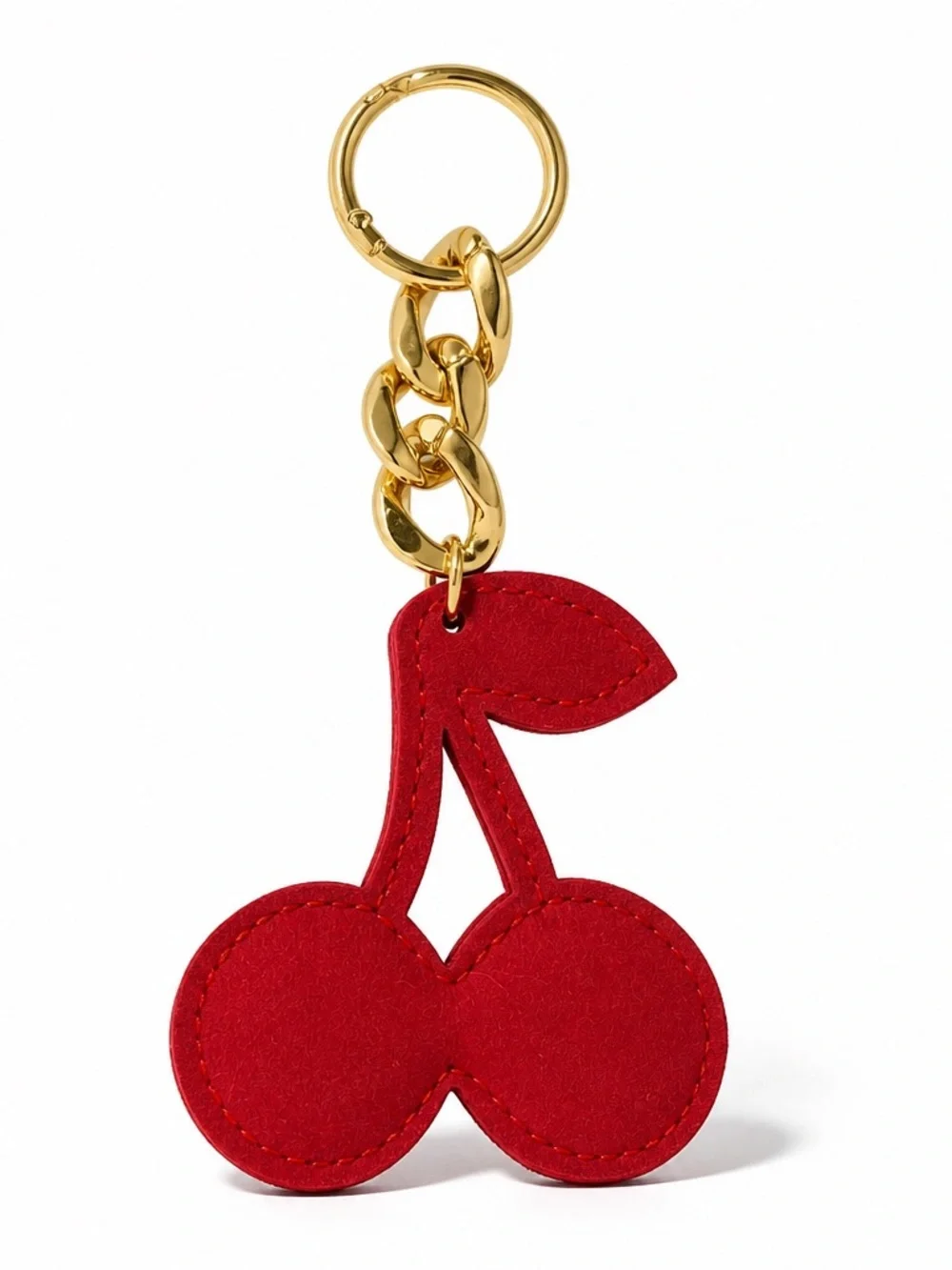 Rhinestone Cherry Keyring bag backpack charm crystal keychain